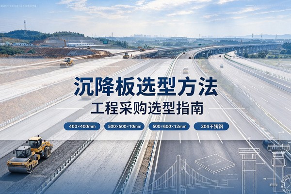 鹿泉沉降板选择方法