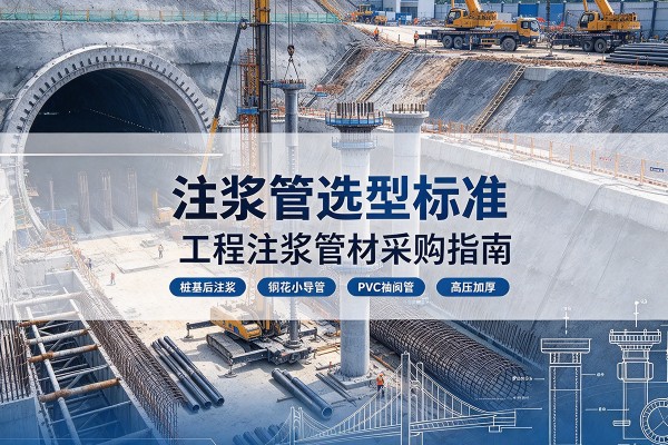鹿泉注浆管选型标准