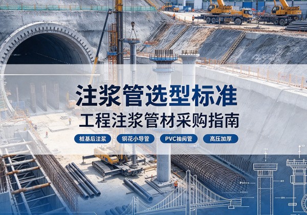 鹿泉注浆管选型标准
